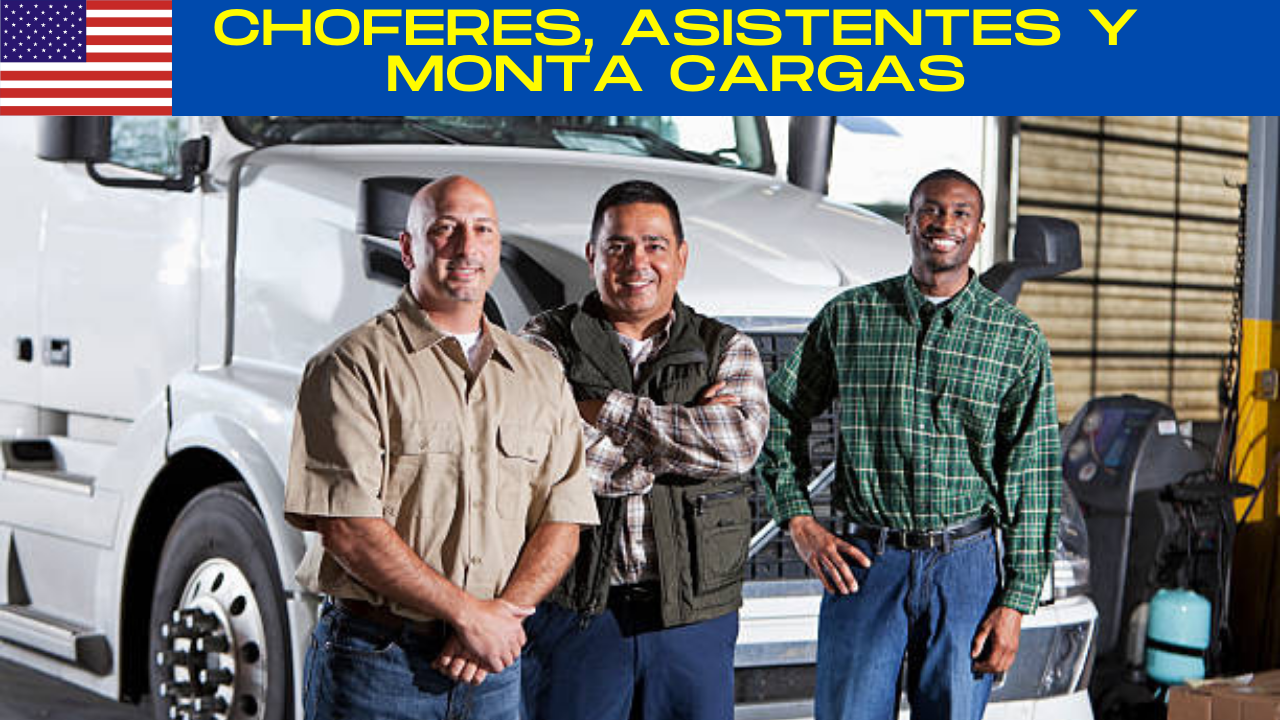Drivers and helpers USA are required
